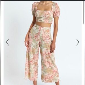 Palm Print Women's Set